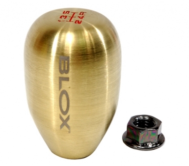 BLOX Racing TypeR shift knobs are available in four PVDcoated hues and