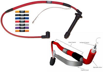 Ignition wires (red)