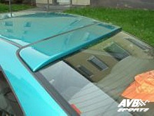 Rear window trim