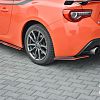 REAR SIDE SPLITTERS V.2 TOYOTA GT86 FACELIFT