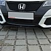 Front bumper splitter