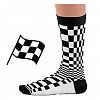 Pasha Black/White Socks