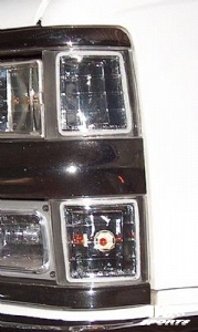 Front corner lens