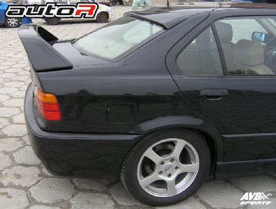 Rear window trim