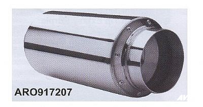Rear muffler