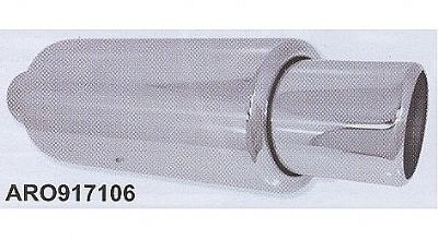 Rear muffler