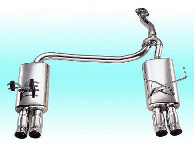 Rear muffler 2/4d