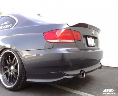 Rear under spoilers