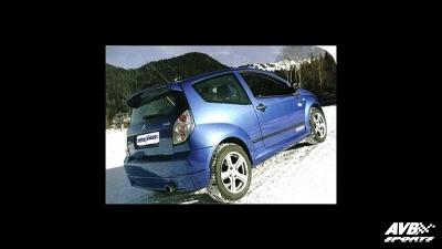 Rear wing roof