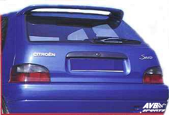 Rear wing roof