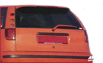 Rear wing roof