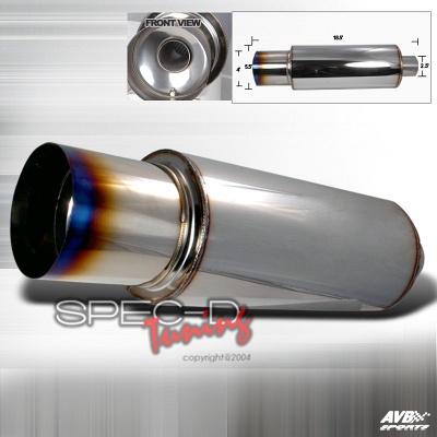 Rear muffler