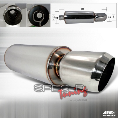 Rear muffler