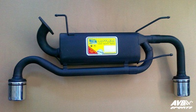 Rear muffler