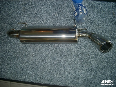 Rear muffler