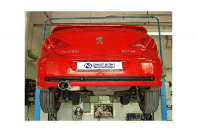 Rear muffler