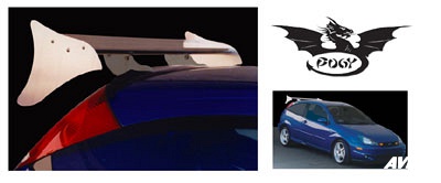 Rear wing roof