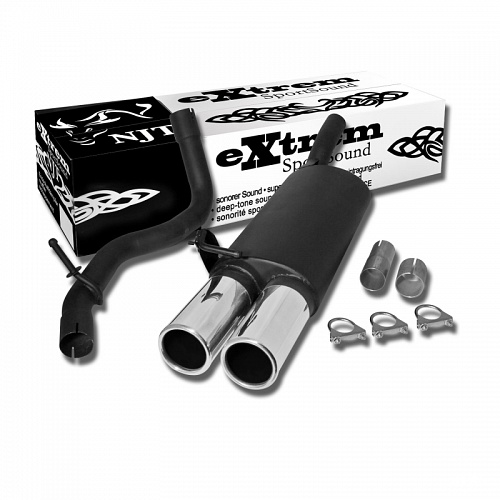 Rear muffler