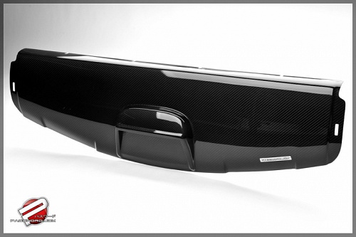 Rear deck shelf