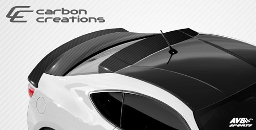 Rear wing roof