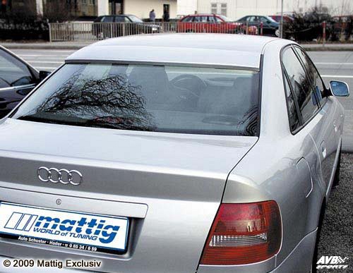 Rear window trim