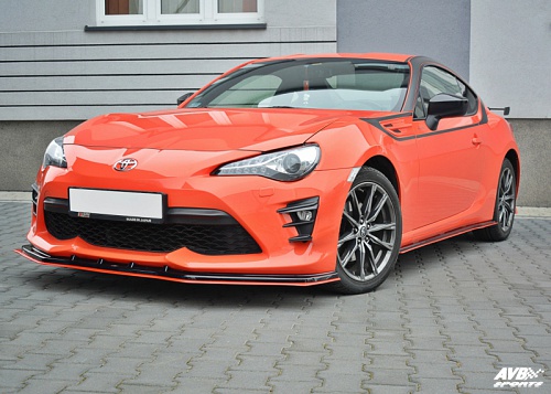 FRONT SPLITTER V.4 TOYOTA GT86 FACELIFT