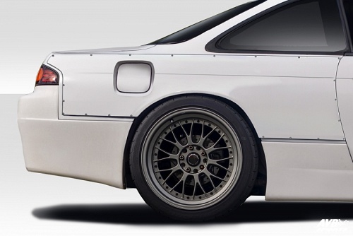Rear fender flares