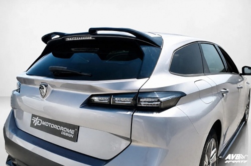 Rear wing roof