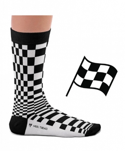 Pasha Black/White Socks